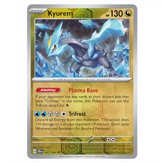 Kyurem 047 card from the Pokemon set Shrouded Fable