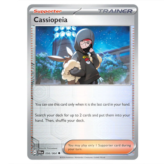 Cassiopeia 056 card from the Pokemon set Shrouded Fable