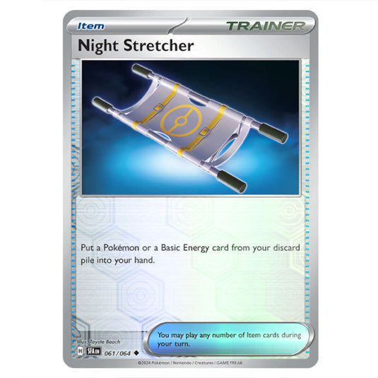 Night Stretcher 061 card from the Pokemon set Shrouded Fable