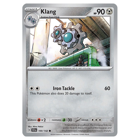 Klang 100 card from the Pokemon set Stellar Crown