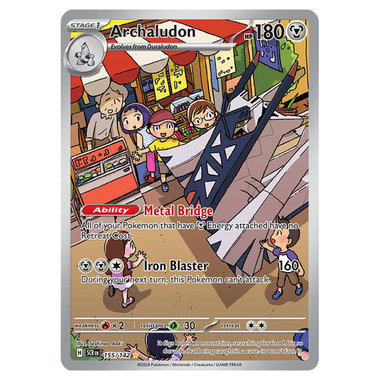 155 142 pokemon card Pokemon - Scarlet & Violet - Stellar Crown - Archaludon