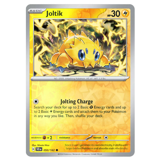 Pokemon - Scarlet & Violet - Stellar Crown - Joltik - 050/142 - (Rever Pokemon - Scarlet & Violet - Stellar Crown - Joltik - 050/142 - (Rever