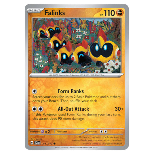 Falinks 088 card from the Pokemon set Stellar Crown