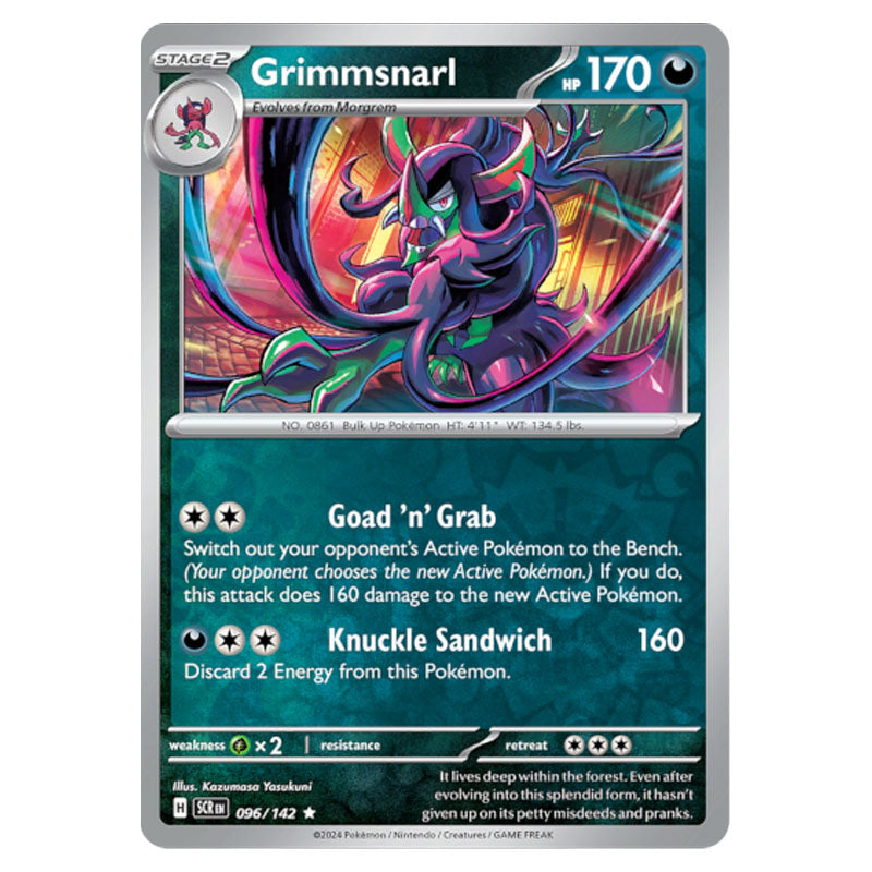 Pokemon - Scarlet & Violet - Stellar Crown - Grimmsnarl - 096/142