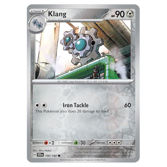 Klang 100 card from the Pokemon set Stellar Crown