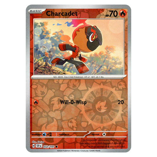 Pokemon - Scarlet & Violet - Surging Sparks - Charcadet - 032/191 - (Reverse Holo)