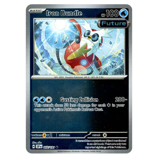 Pokemon - Scarlet & Violet - Surging Sparks - Iron Bundle - 055/191 - (Reverse Holo)