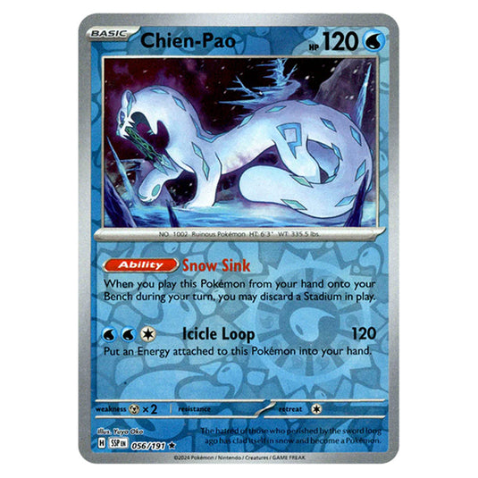 Pokemon - Scarlet & Violet - Surging Sparks - Chien-Pao - 056/191 - (Reverse Holo)