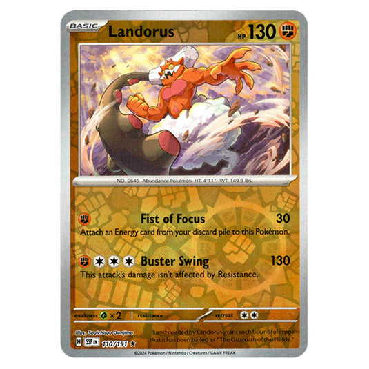 Pokemon - Scarlet & Violet - Surging Sparks - Landorus - 110/191 - (Reverse Holo)