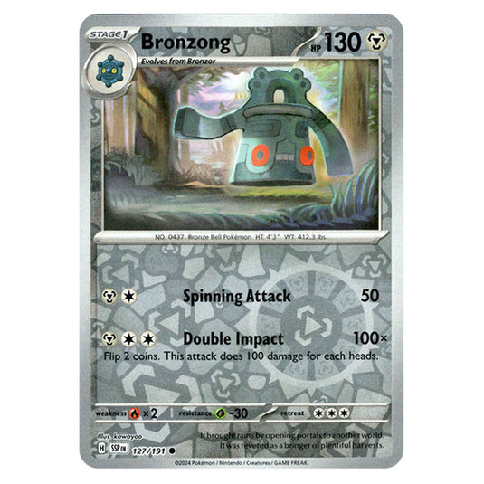 Pokemon - Scarlet & Violet - Surging Sparks - Bronzong - 127/191 - (Re Pokemon - Scarlet & Violet - Surging Sparks - Bronzong - 127/191 - (Re