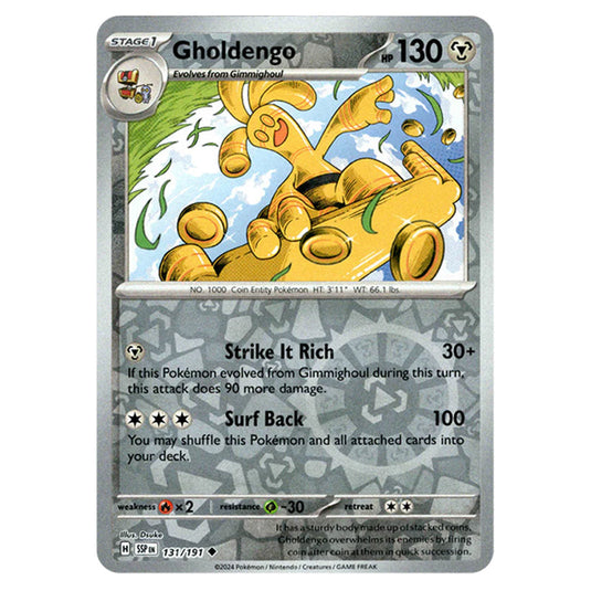 Pokemon - Scarlet & Violet - Surging Sparks - Gholdengo - 131/191