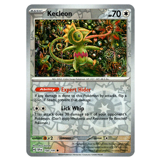 Pokemon - Scarlet & Violet - Surging Sparks - Kecleon - 150/191 - (Reverse Holo)