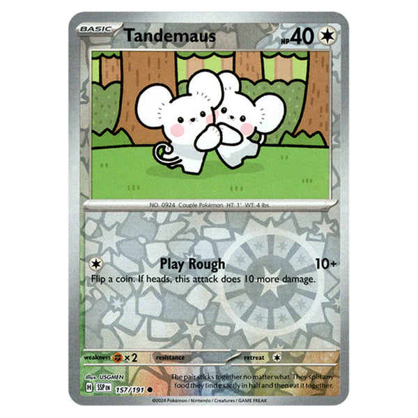 Pokemon - Scarlet & Violet - Surging Sparks - Tandemaus - 157/191