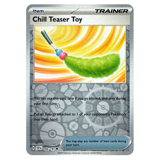 Pokemon - Scarlet & Violet - Surging Sparks - Chill Teaser Toy - 166/191 - (Reverse Holo)