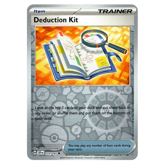 Pokemon - Scarlet & Violet - Surging Sparks - Deduction Kit - 171/191 - (Reverse Holo)