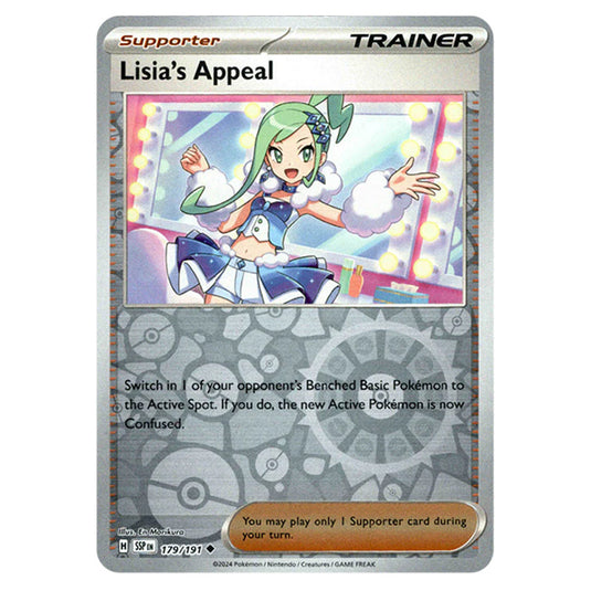 Pokemon - Scarlet & Violet - Surging Sparks - Lisia's Appeal - 179/191 - (Reverse Holo)