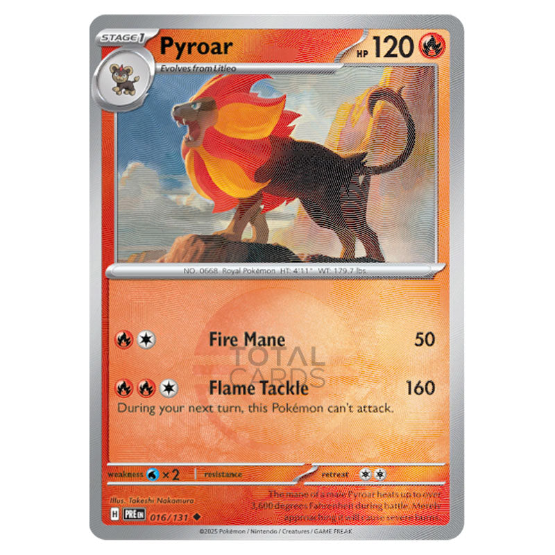Pokemon - Scarlet & Violet - Prismatic Evolutions - Pyroar - 016/131
