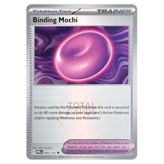 Binding Mochi 095 Reverse Holo Poke Ball card from the Pokemon set Prismatic Evolutions