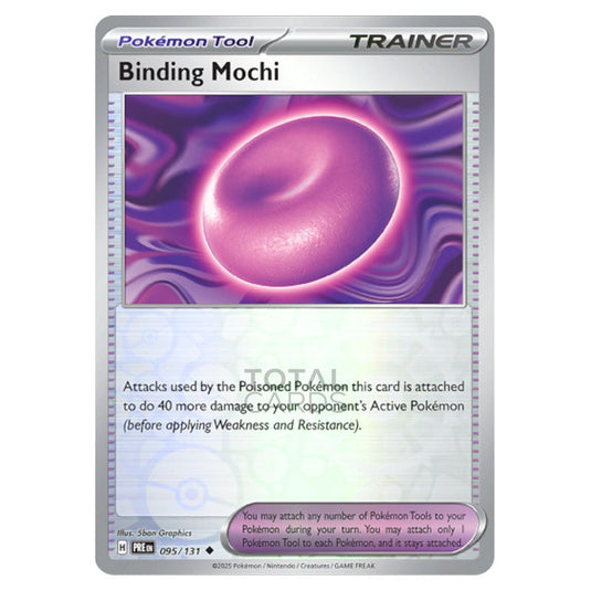 Binding Mochi 095 Reverse Holo card from the Pokemon set Prismatic Evolutions