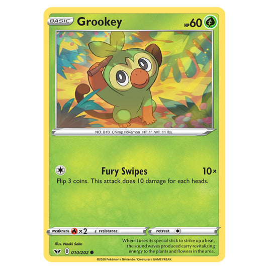 Pokemon - Collectors Chest 2020 - Grookey - 010/202
