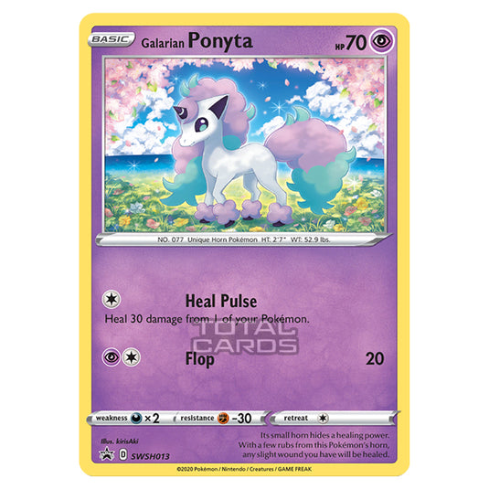 Pokemon - Sword & Shield - SWSH Black Star Promos - Galarian Ponyta - SWSH013