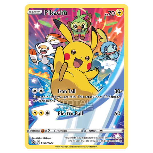 Pokemon - Sword & Shield - SWSH Black Star Promos - Pikachu - SWSH020