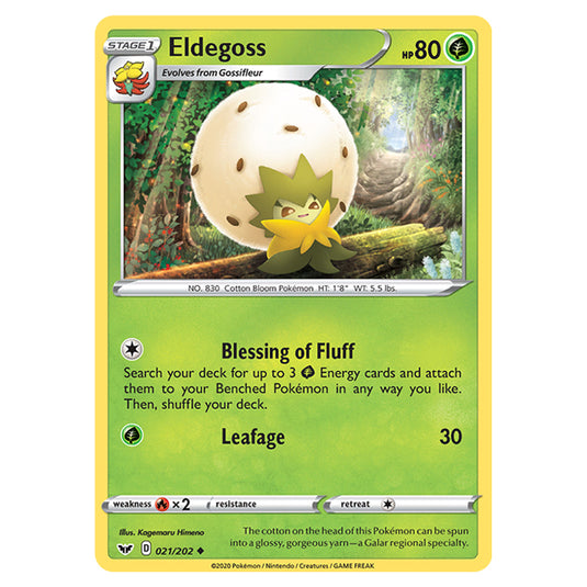 Pokemon - Sword & Shield - Base Set - Eldegoss - 021/202