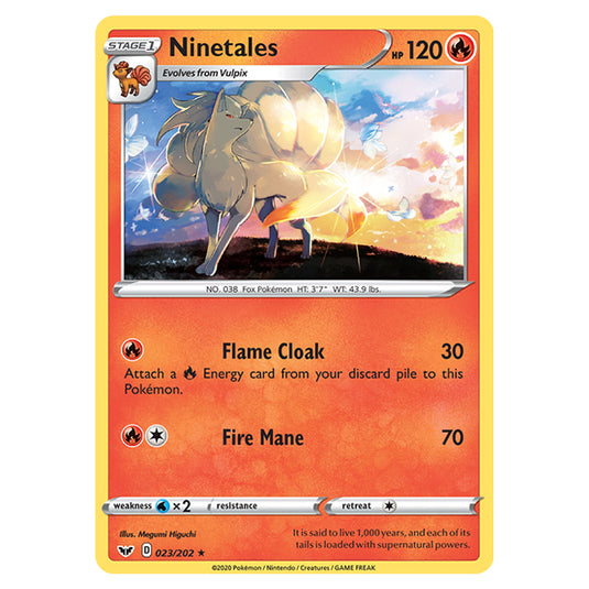 Pokemon - Sword & Shield - Base Set - Ninetales - 023/202