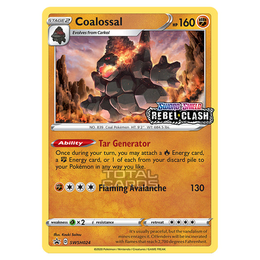 Pokemon - Sword & Shield - SWSH Black Star Promos - Coalossal - SWSH024