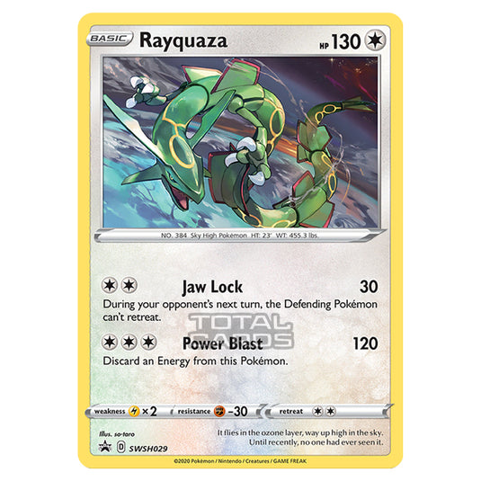 Pokemon - Sword & Shield - SWSH Black Star Promos - Rayquaza - SWSH029