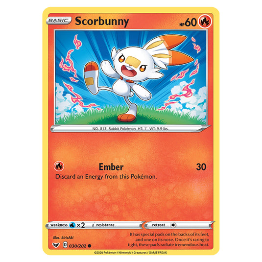 Pokemon - Collectors Chest 2020 - Scorbunny - 030/202