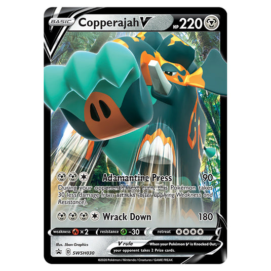 Pokemon - Sword & Shield - SWSH Black Star Promos - Copperajah V - SWSH030