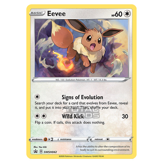 Pokemon - Sword & Shield - SWSH Black Star Promos - Eevee - SWSH042