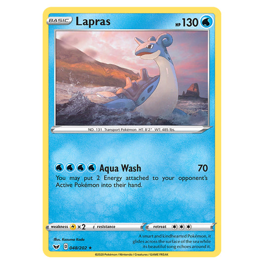 Pokemon - Sword & Shield - Base Set - Lapras - 048/202