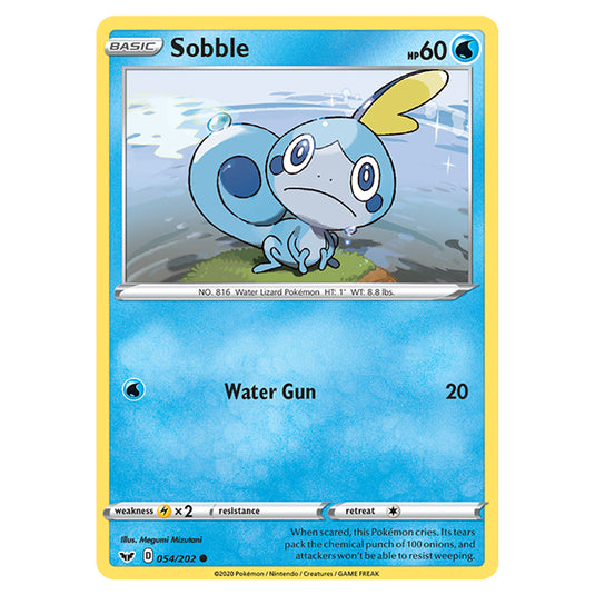 Pokemon - Sword & Shield - Base Set - Sobble - 054/202