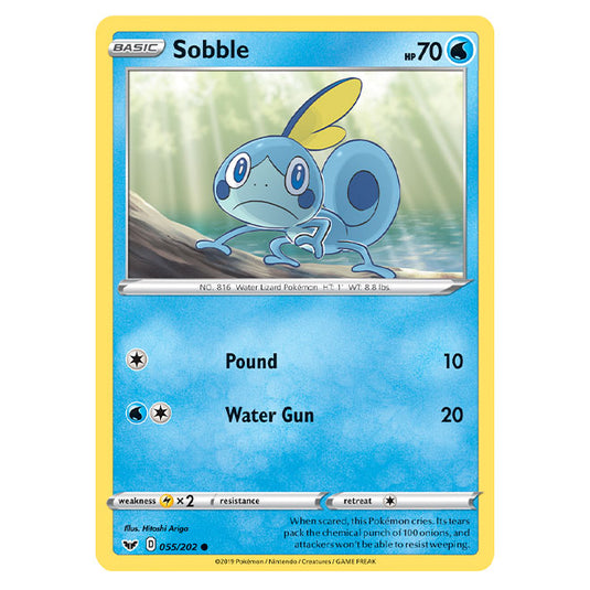 Pokemon - Sword & Shield - Base Set - Sobble - 055/202