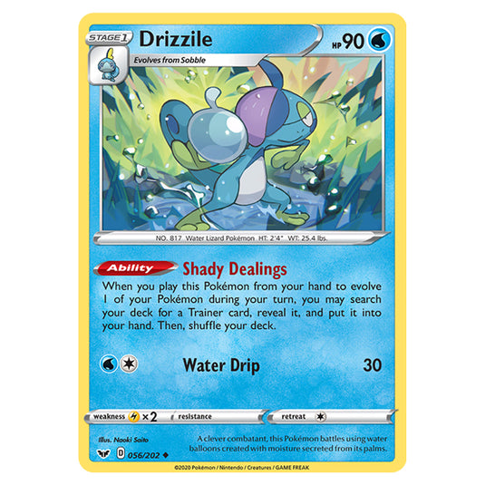 Pokemon - Sword & Shield - Base Set - Drizzile - 056/202