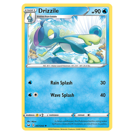 Pokemon - Sword & Shield - Base Set - Drizzile - 057/202