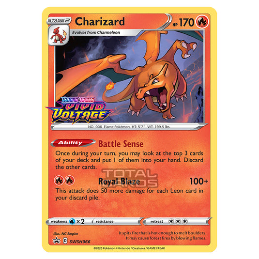 Pokemon - Sword & Shield - SWSH Black Star Promos - Charizard - SWSH066