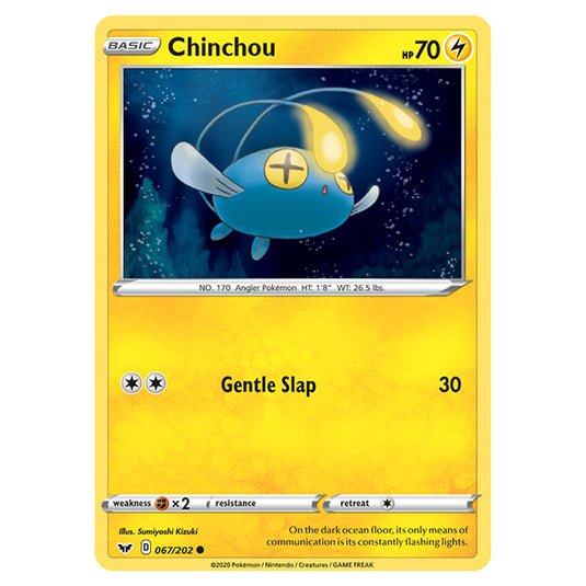 Pokemon - Sword & Shield - Base Set - Chinchou - 067/202