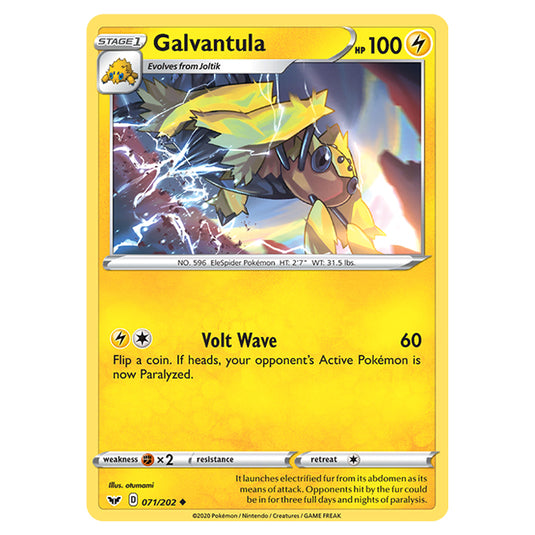 Pokemon - Sword & Shield - Base Set - Galvantula - 071/202