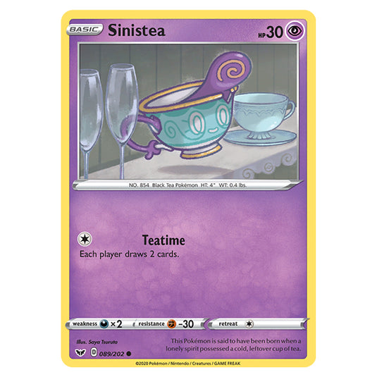 Pokemon - Sword & Shield - Base Set - Sinistea - 089/202