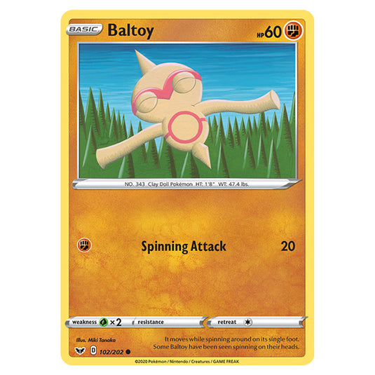 Pokemon - Sword & Shield - Base Set - Baltoy - 102/202