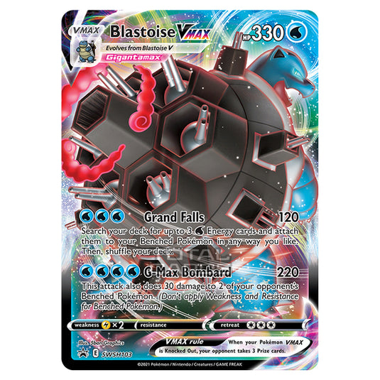 Pokemon - Sword & Shield - SWSH Black Star Promos - Blastoise VMAX - SWSH103