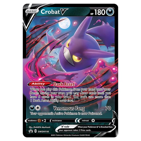 Pokemon - Sword & Shield - SWSH Black Star Promos - Crobat V - SWSH110