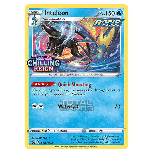 Pokemon - Sword & Shield - SWSH Black Star Promos - Inteleon - SWSH113