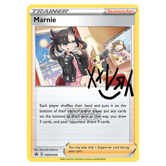 Pokemon - Sword & Shield - SWSH Black Star Promos - Marnie - SWSH120