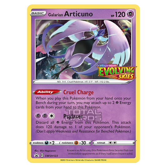 Pokemon - Sword & Shield - SWSH Black Star Promos - Galarian Articuno - SWSH123