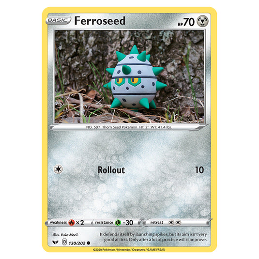 Pokemon - Sword & Shield - Base Set - Ferroseed - 130/202