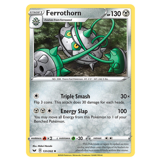 Pokemon - Sword & Shield - Base Set - Ferrothorn - 131/202